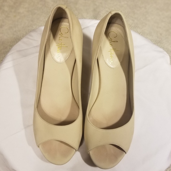 Cole Haan Air Delfina Peep Toe Wedge - Picture 4 of 7